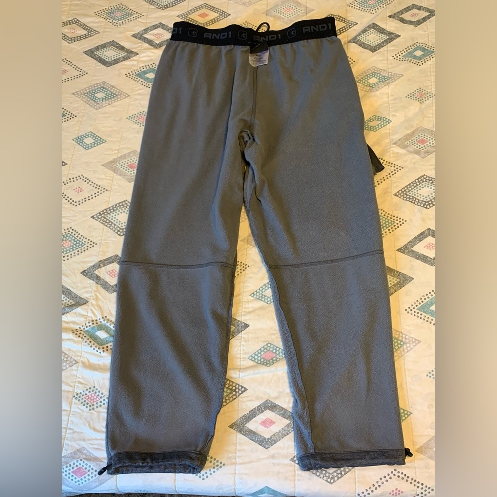 And1 Black and Gray Athletic Pants - Picture 4 of 10